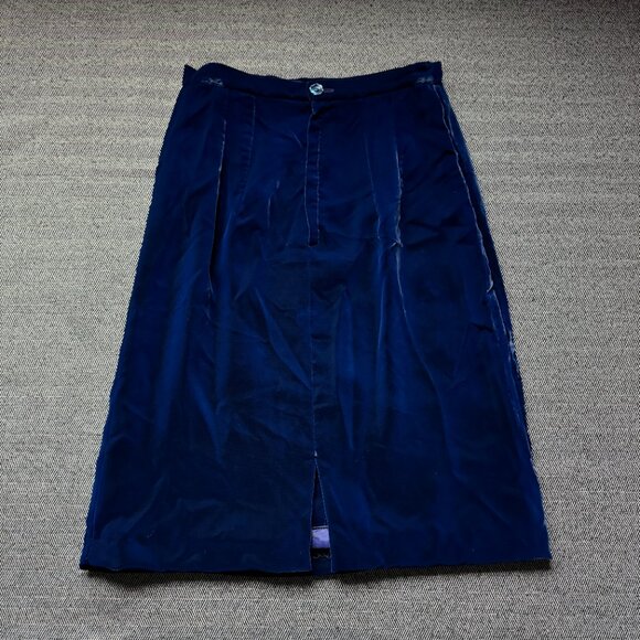 27 Waist Velour Skirt Vintage Marshall Fields - Picture 14 of 16